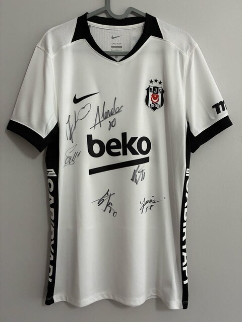 BEŞİKTAŞ YENİ SEZON ISLAK İMZALI FORMASI BEYAZ BJK