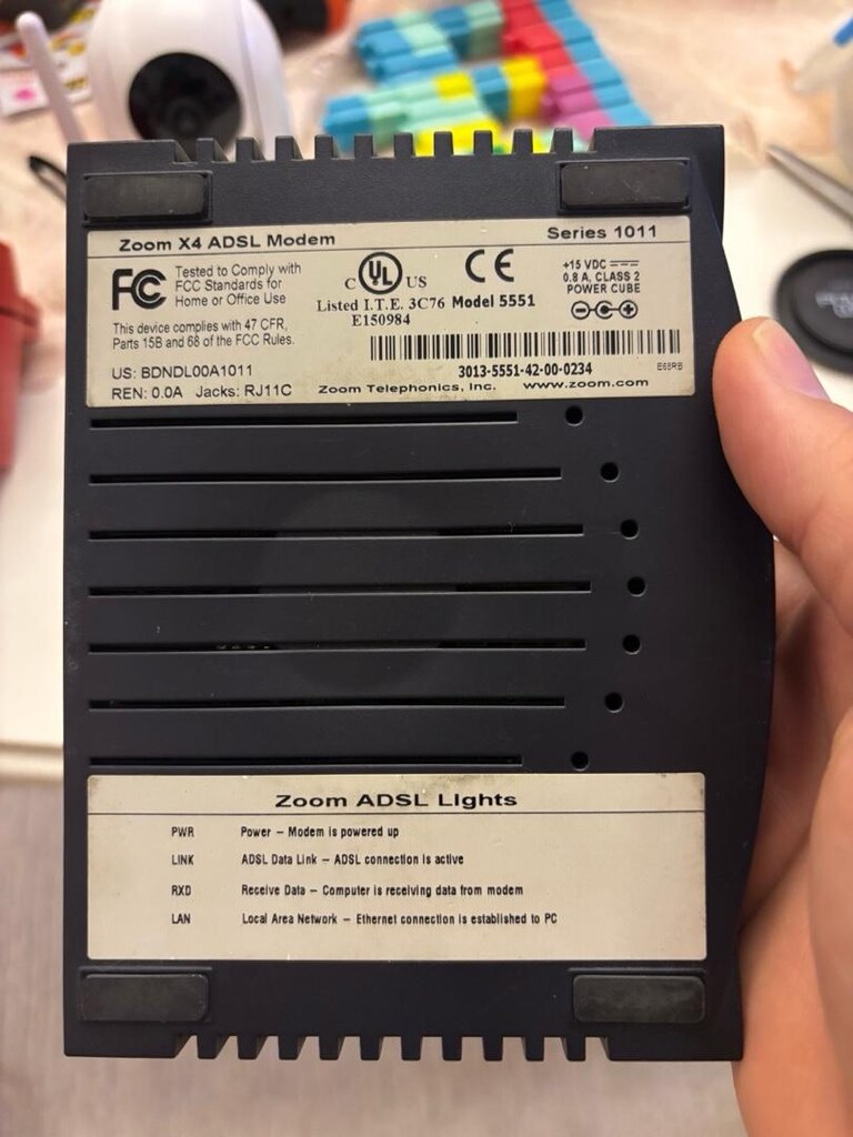 zoom x4 modem - 2