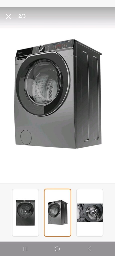 hoover hwp 49ambcr/1-s 9 kg wi-fi bağlantılı 1400 devir çamaşır - 3