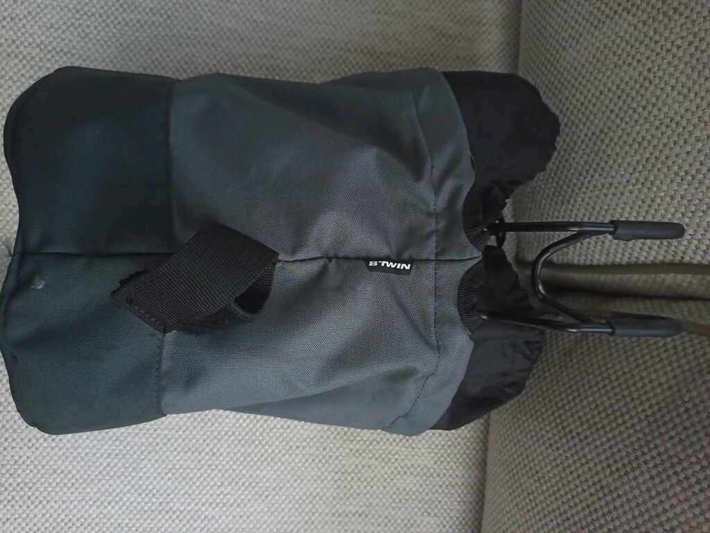 DECATHLON katlanır bisiklet ön çanta çok az kullanılmış sıfır gibi. - 6