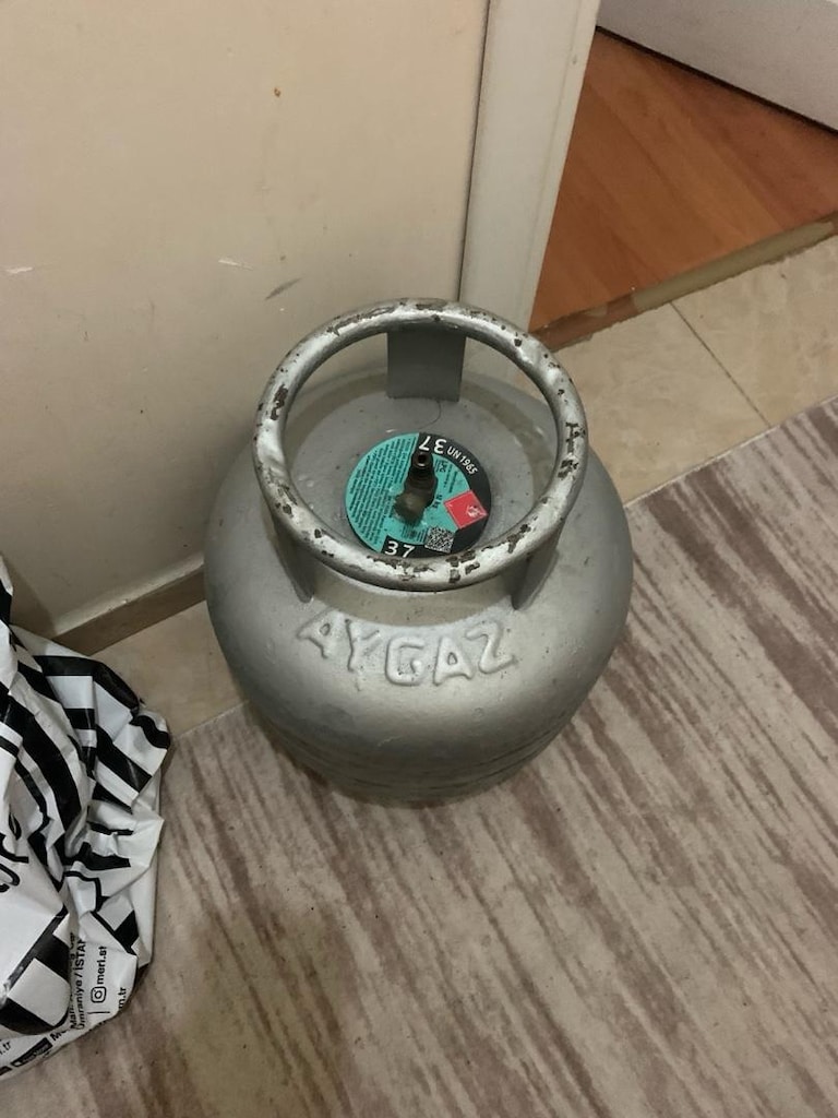 mutfak tüpü aygaz başlığı beraber - 2