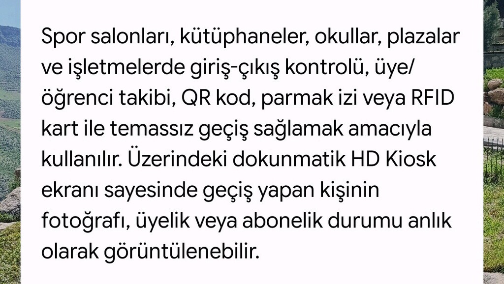 SİFİR AKİLLİ TURNİKE SİSTEMİ - 3