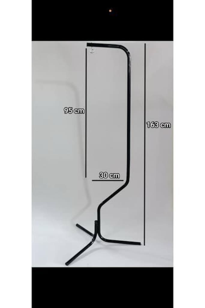 Best Cage Kuş Kafesi Siyah 34x63 cm Büyük Boy+150 cm Ayaklık - 3
