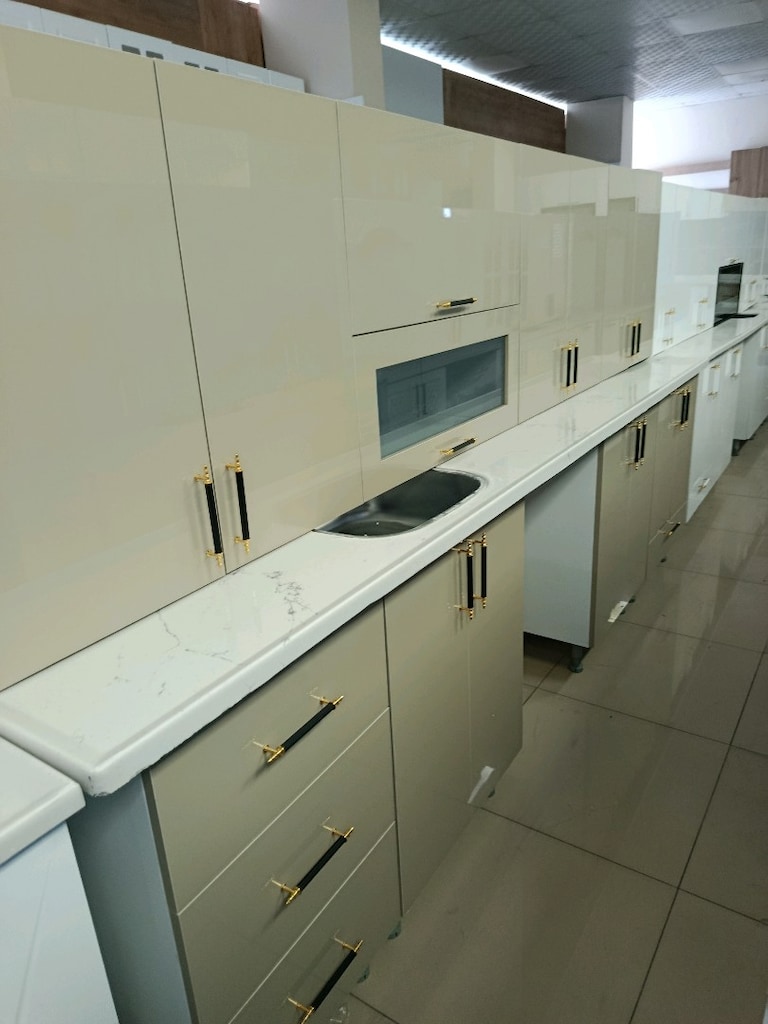 mutfak dolabı mdf highgloss vizon - 2