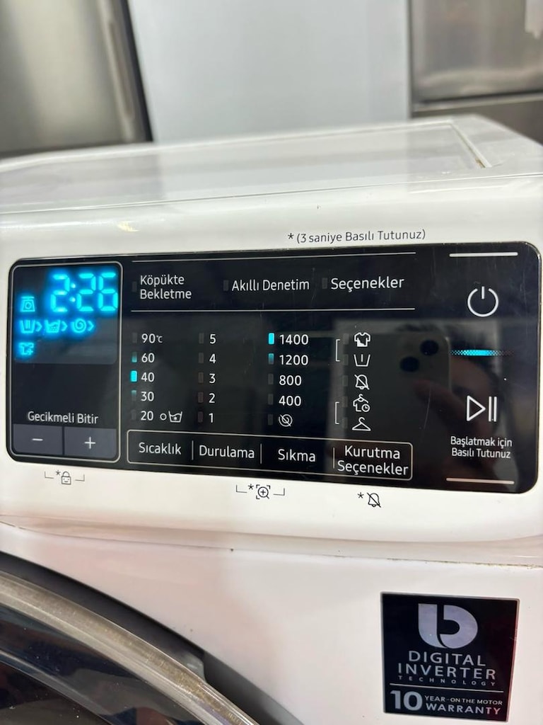 Samsung EcoBubble 10 KG Yıkama + 8 KG Kurutma Çamaşır Makinesi - 4