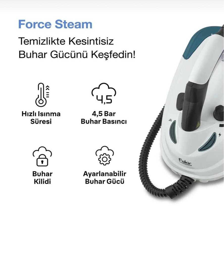 FAKİR FORCE STREAM BUHARLI TEMİZLİK MAKİNASI - 4
