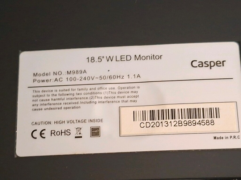 LG 17" Kare ve Casper 18.5" Geniş Ekran Monitörler - 6