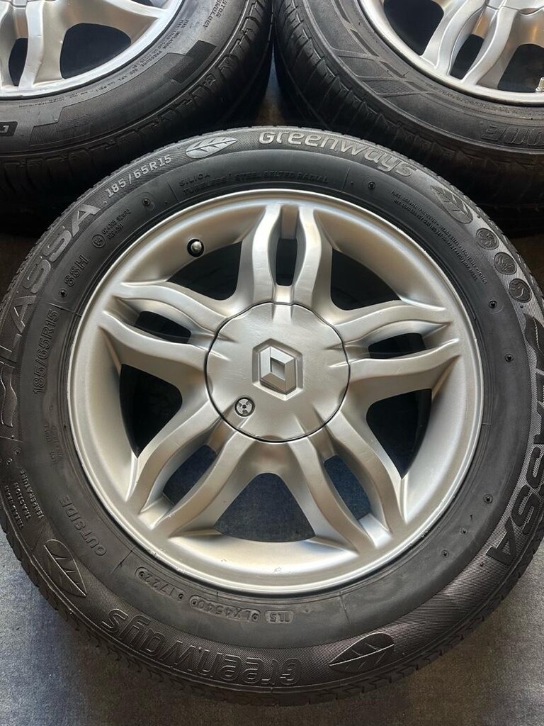 15 inç orjinal Renault çelik jant takımı - 2