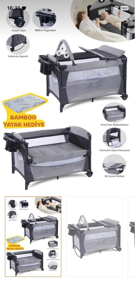 hoffi bebek yatağı - 2