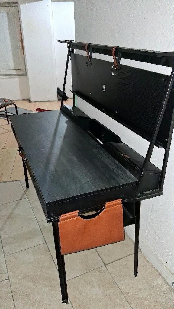 Çilek Mobilya Dark Metal Çalışma Masası + 5 Çekmeceli Şifonyer yeni - 4