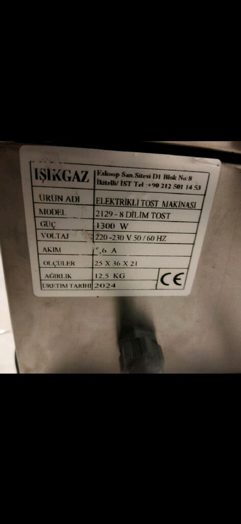 tost Makinesi sağlam sorunsuz AZ kullanılmış temiz - 5