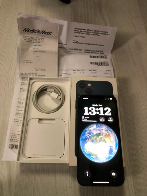 İPHONE 13 128 GB 13 AY GARANTİLİ ÇOK TEMİZ EKSİKSİZ