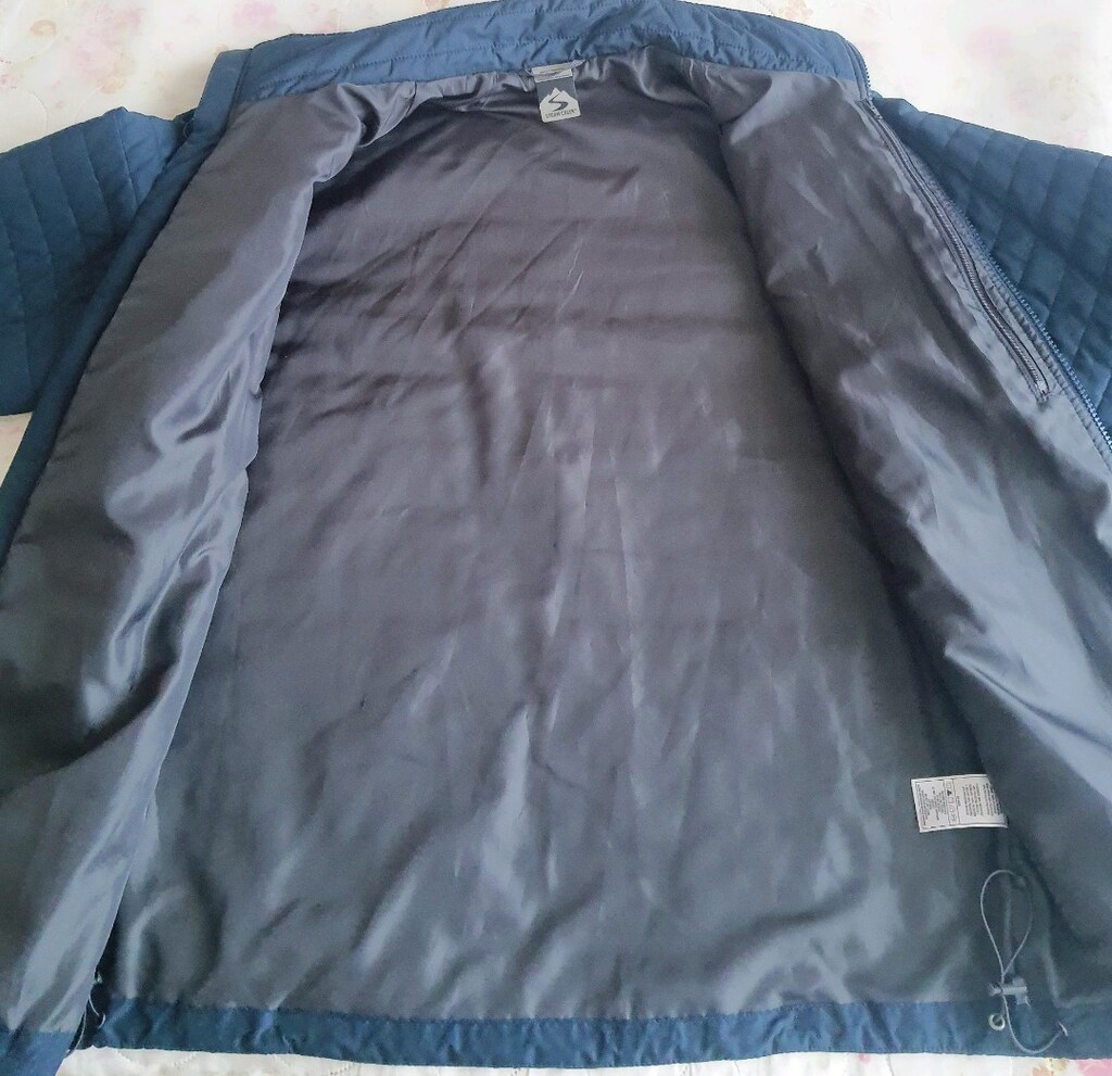 Sıfır Columbia Mavi erkek montu - 4