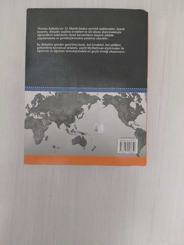 Matematik kitabı için: Thomas Kalkülüs Cilt 1 - 12. Baskı (Pearson) - 3