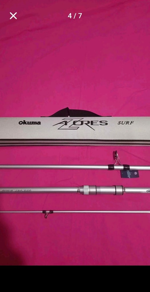okuma azores 1 430cm 100_250gr üc parça sörf kamış (açıklamayı okuyun - 2