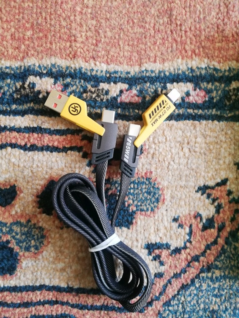 4 in 1 65 w 27 w hızlı sarj data typce typce usb ios paraşüt kablo üre - 4