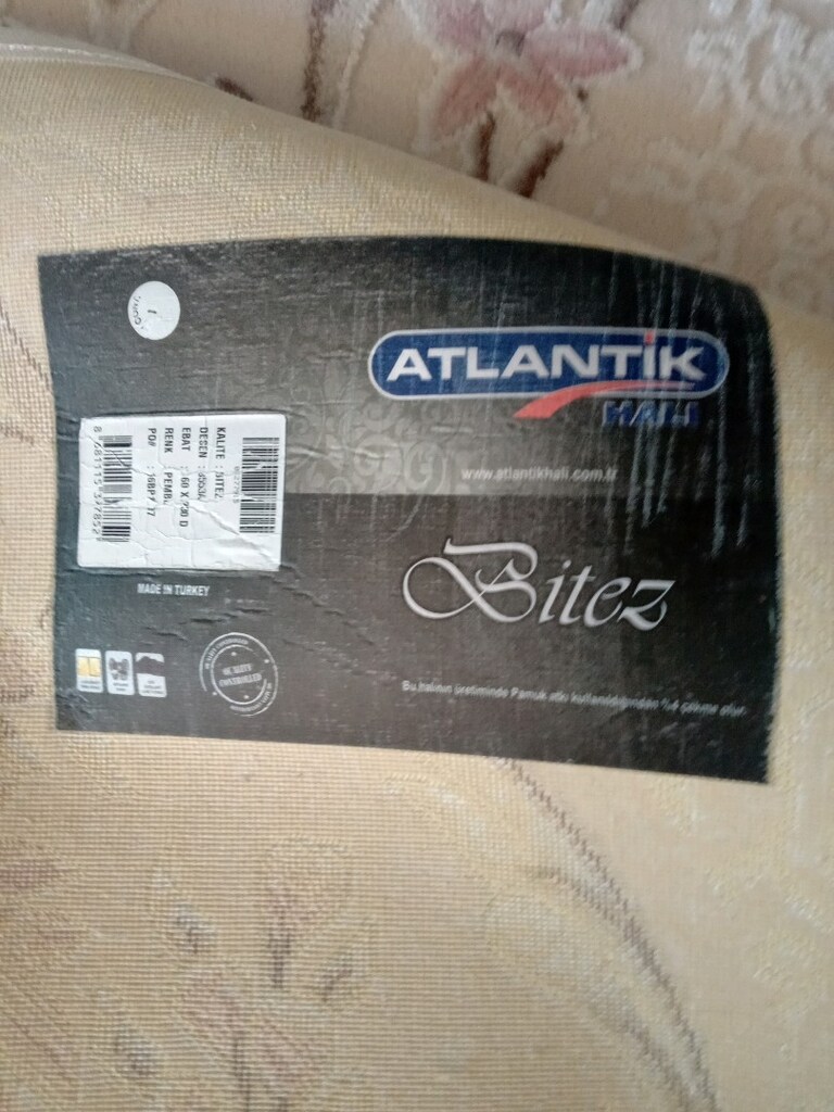 4 m Atlantik halı sıfır ürün. çeyizlik - 5