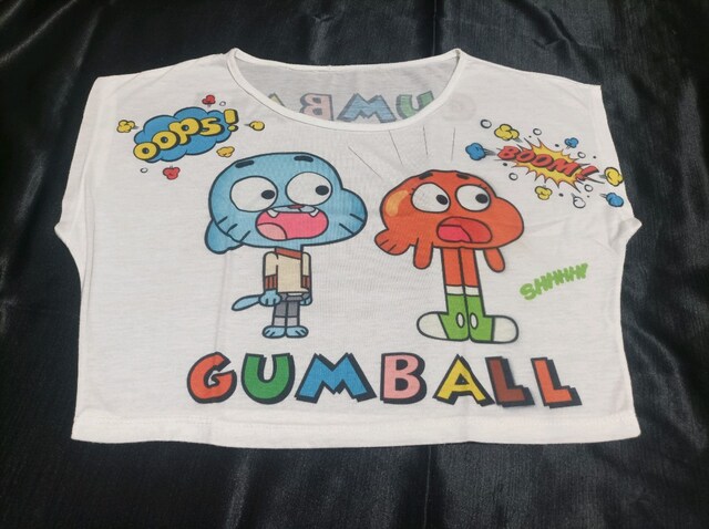 Gumball beyaz t-shirt