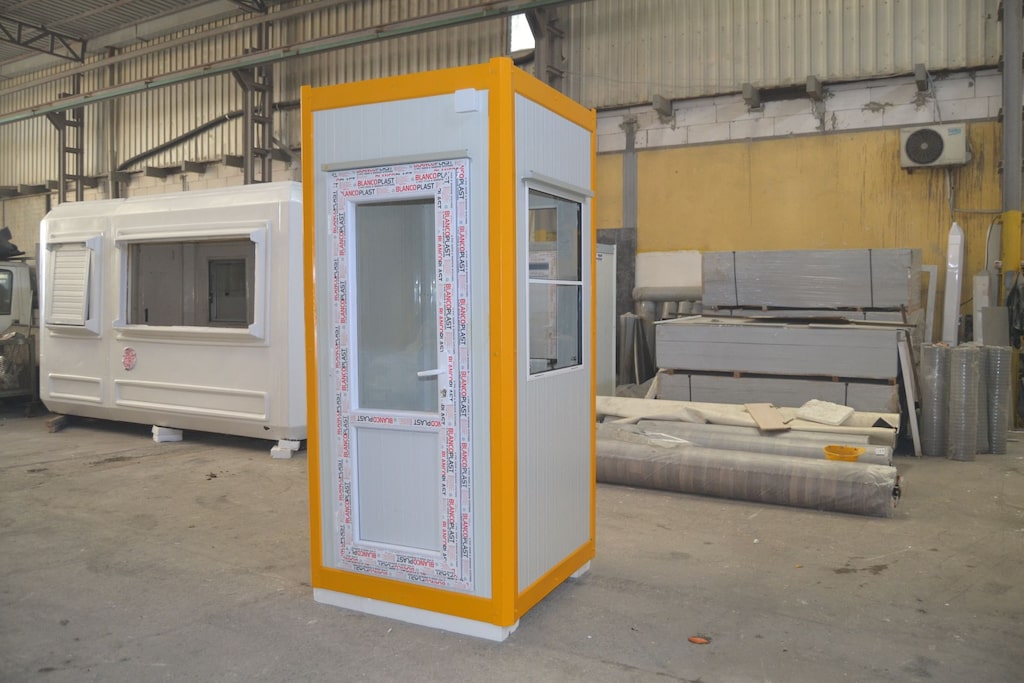 KABİNKONTEYNER YAPI KAMPANYA 110X110 RENKLİ GÜVENLİK KULÜBESİ SIFIR - 4