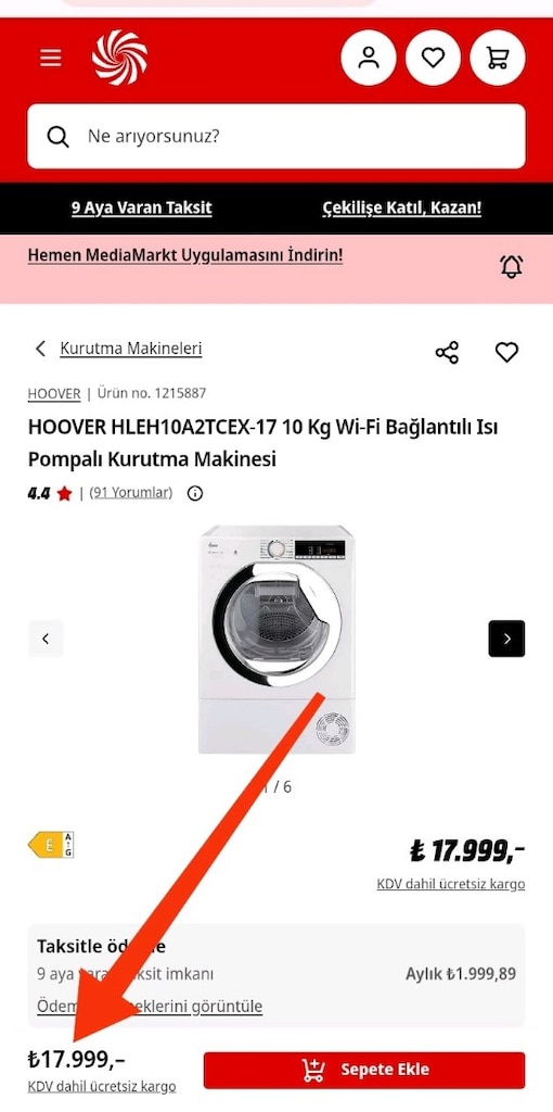 Çamaşır kurutma makinesi - 9