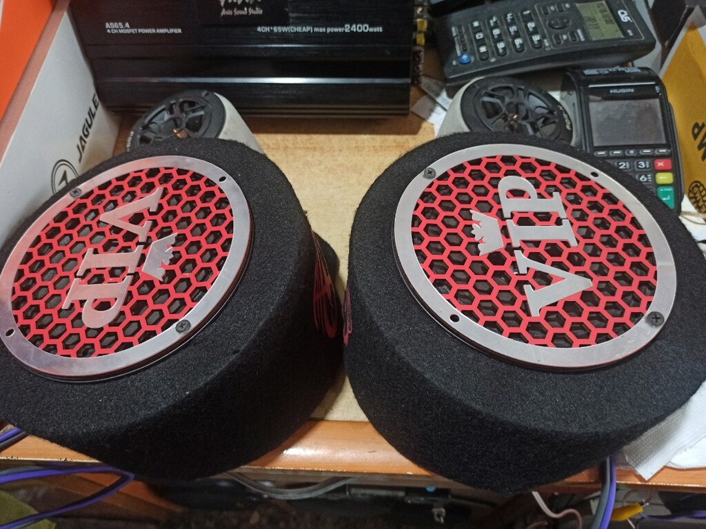 sıfır ayarında 4KANAL oto anfi 16cm mobas midrençler forx dome tiveter - 5