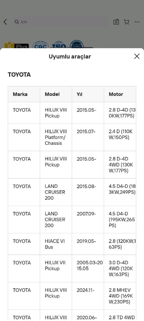 MİTSUBİSHİ L200-ISUZU-TOYOTA EURO 6 MAZOT OTOMATİK YAKIT FİLİTRESİ - 5