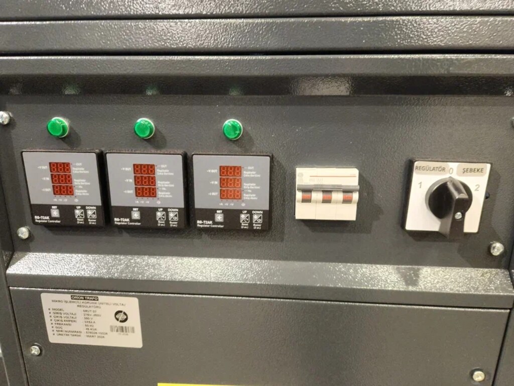 Tam Otomatik Servo Voltaj Regülatörü Trifaze 30 KVA 45 KVA - 6
