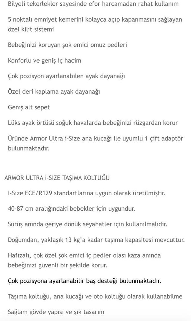 Bebek Arabası Kraft Kenya Tertemiz - 3