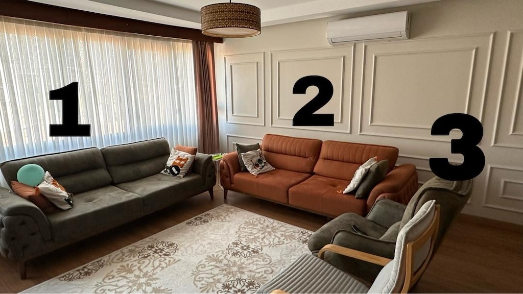 2 adet 3’lü koltuk ve berjer satılık