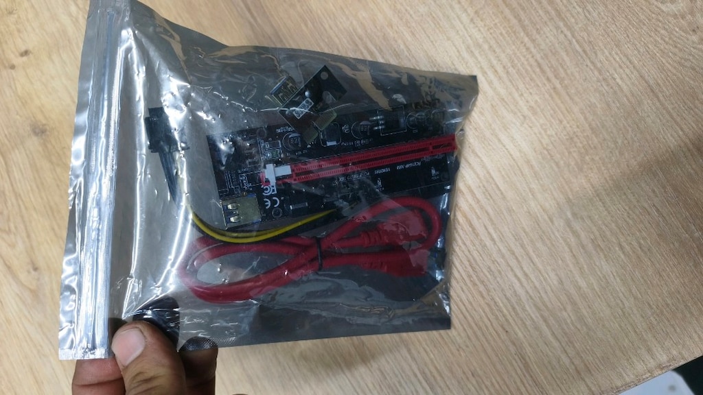 PCI-E Riser Kartı Ver009S (1x to 16x) Ekran Kartı Uzatma Kablosu & Ada - 5