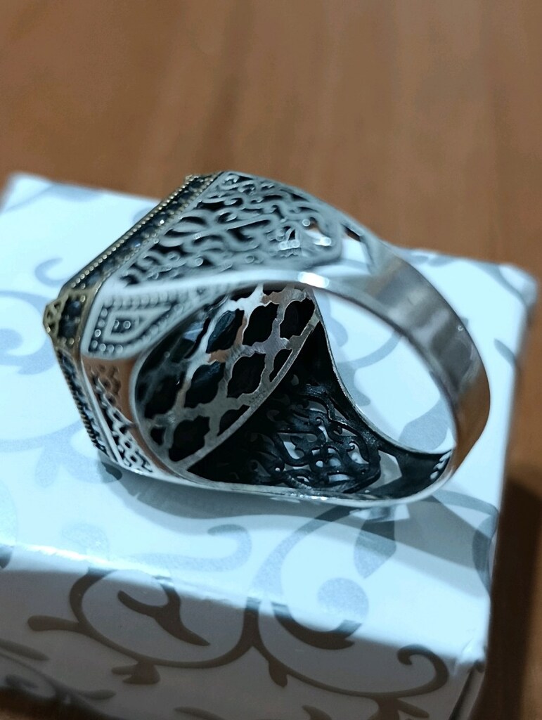 mistik topaz taşlı yüzük 22 gram - 5