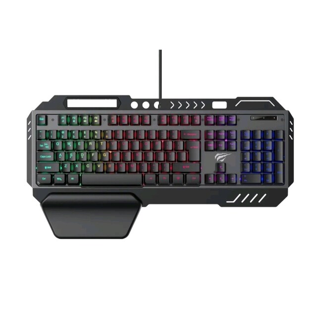 Havit Gamenote KB838L Rainbow Aydınlatmalı Metal Oyuncu Klavyesi