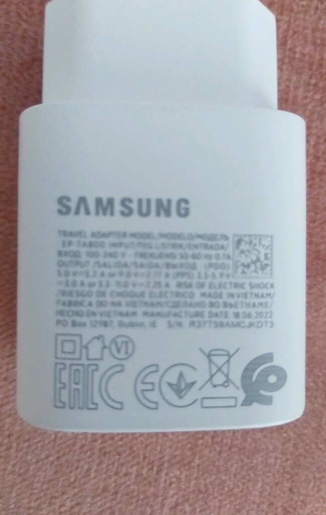 SAMSUNG Type-C Girişli Fast - Hızlı Şarj Adaptörü. - 5