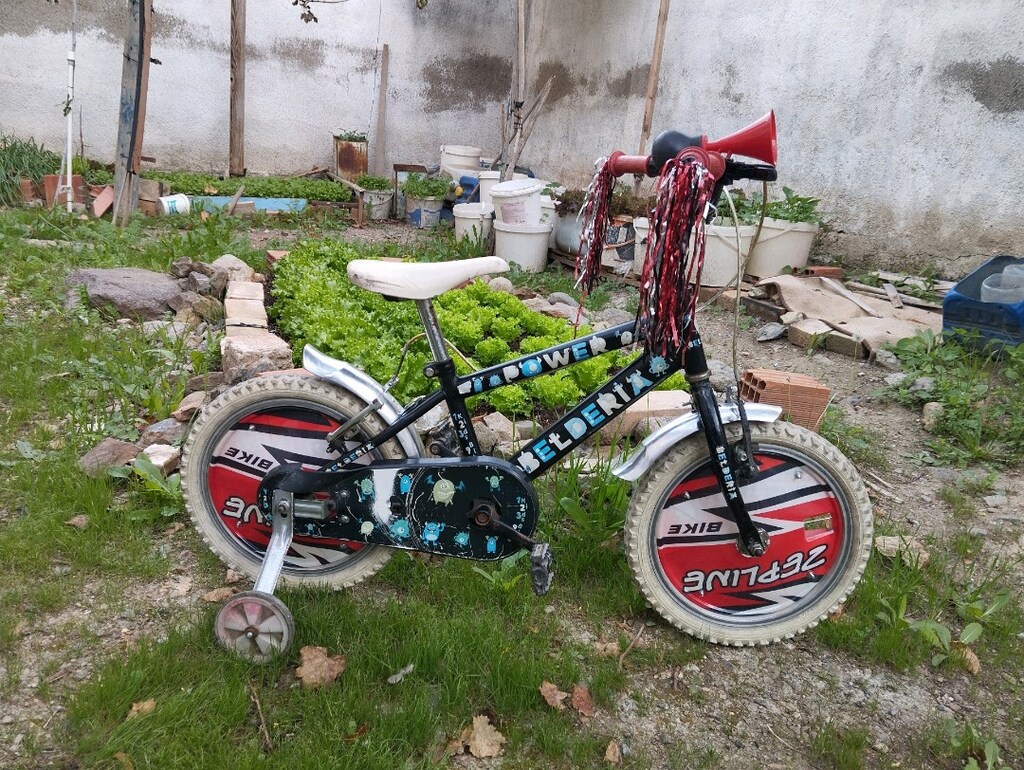 2 ile 7 yaş için uygundur 16 jant çocuk bisikleti denge tekerli - 6