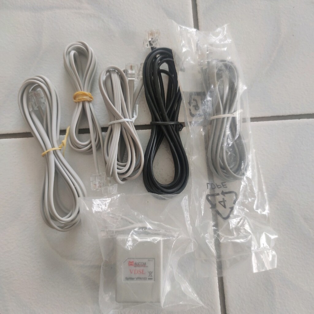 Telefon kabloları ve VDSL splitter - 4