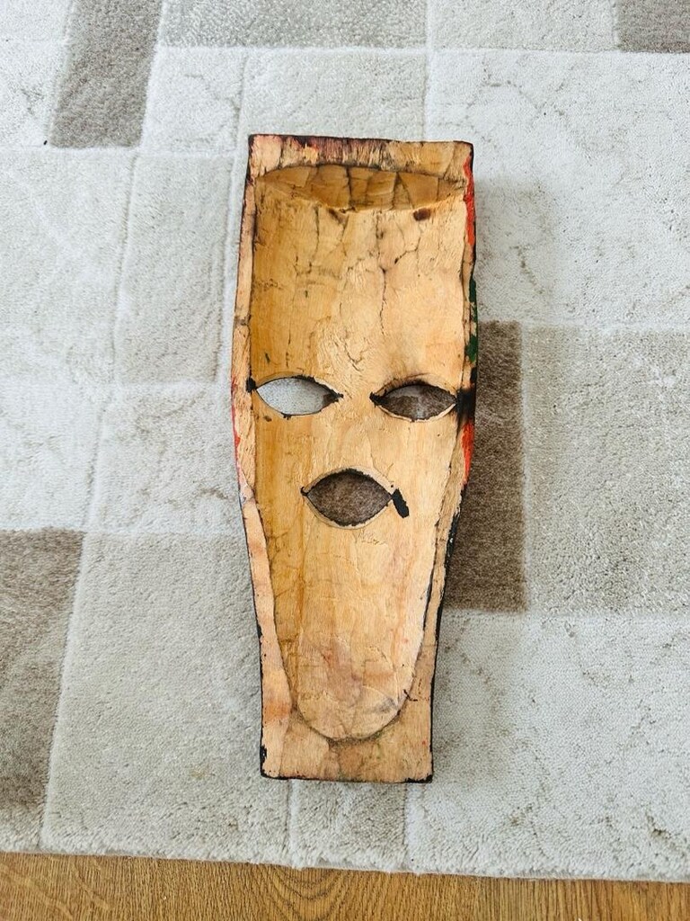 Ahşap Dekoratif Mask - 4