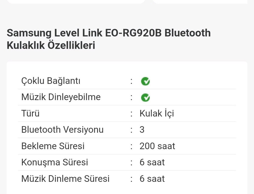 Samsung level link bluetooth kulaklık - 15