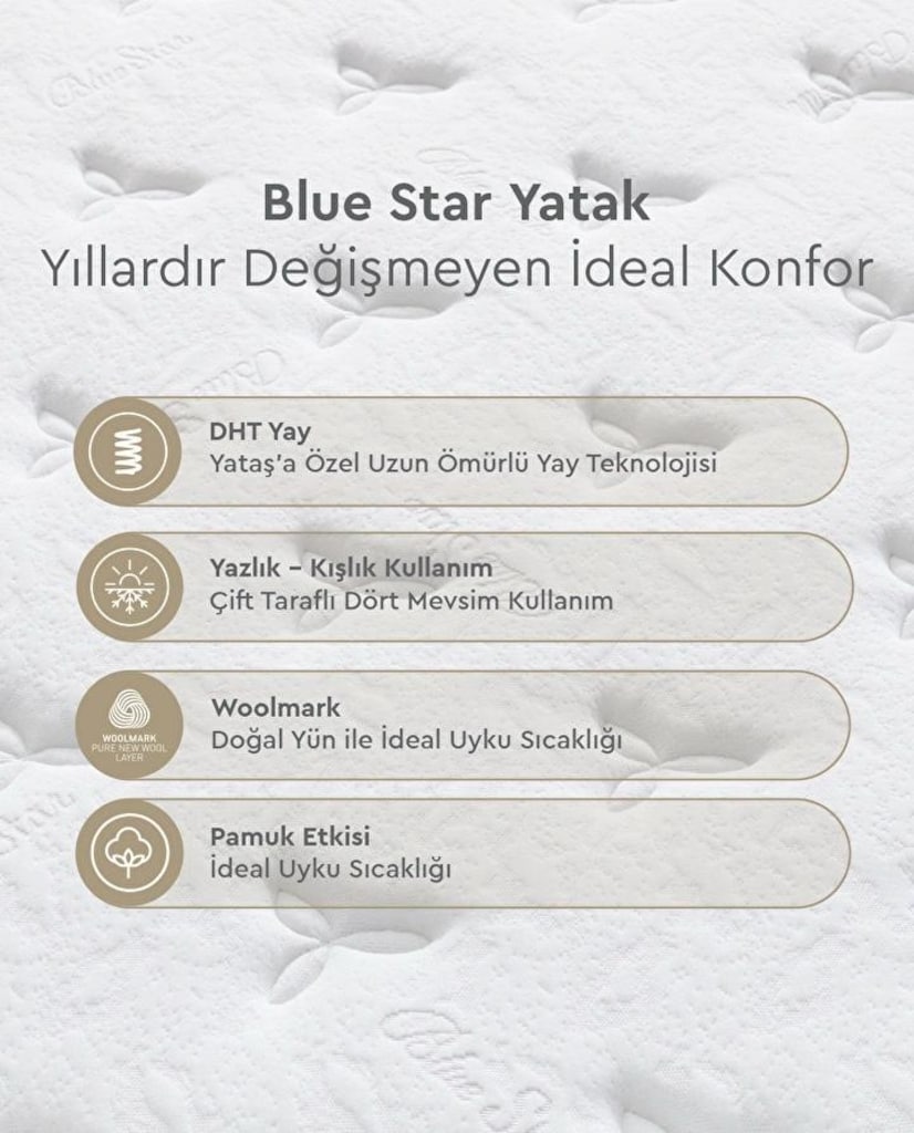 Yataş bluestar yatak 160x200 - 3