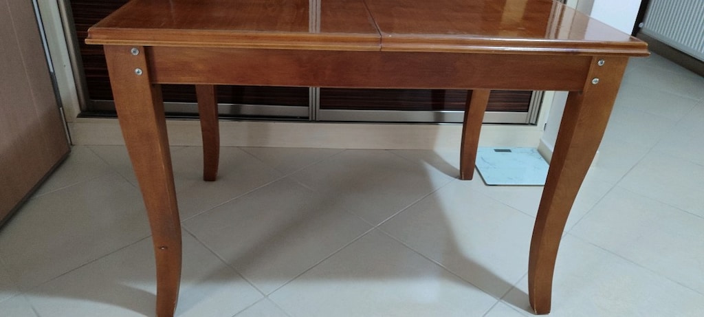 Ankara Mobilya Gürgen Ağacından 4-6 Kişilik olabilen yemek Masası - 2