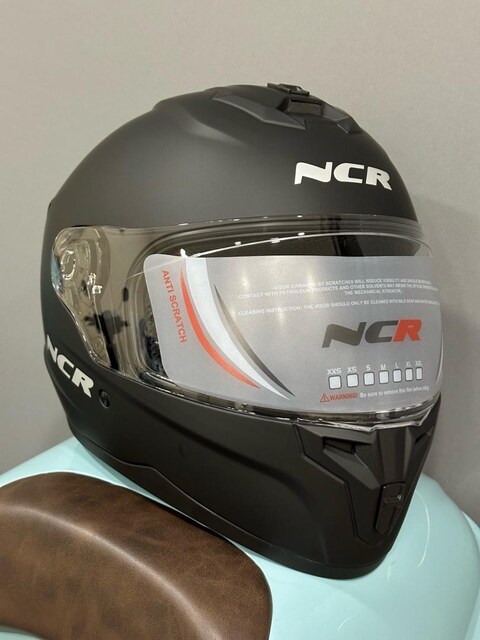 NCR RAPİD M70E KAPALI KASK - Mat Siyah (ECE Belgeli)