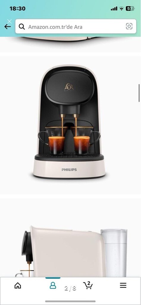 Philips kapsül kahve makinesi - 5