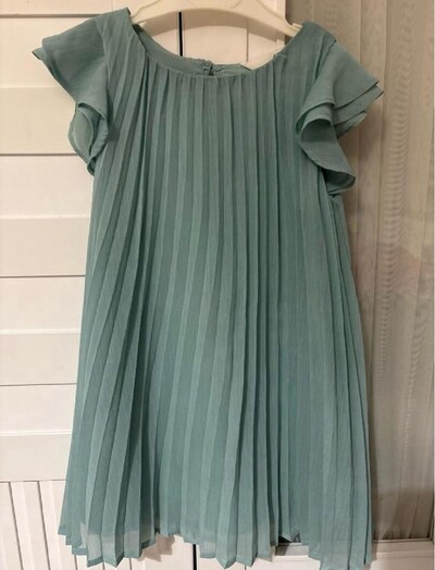H&M kız çocuk piliseli elbise
