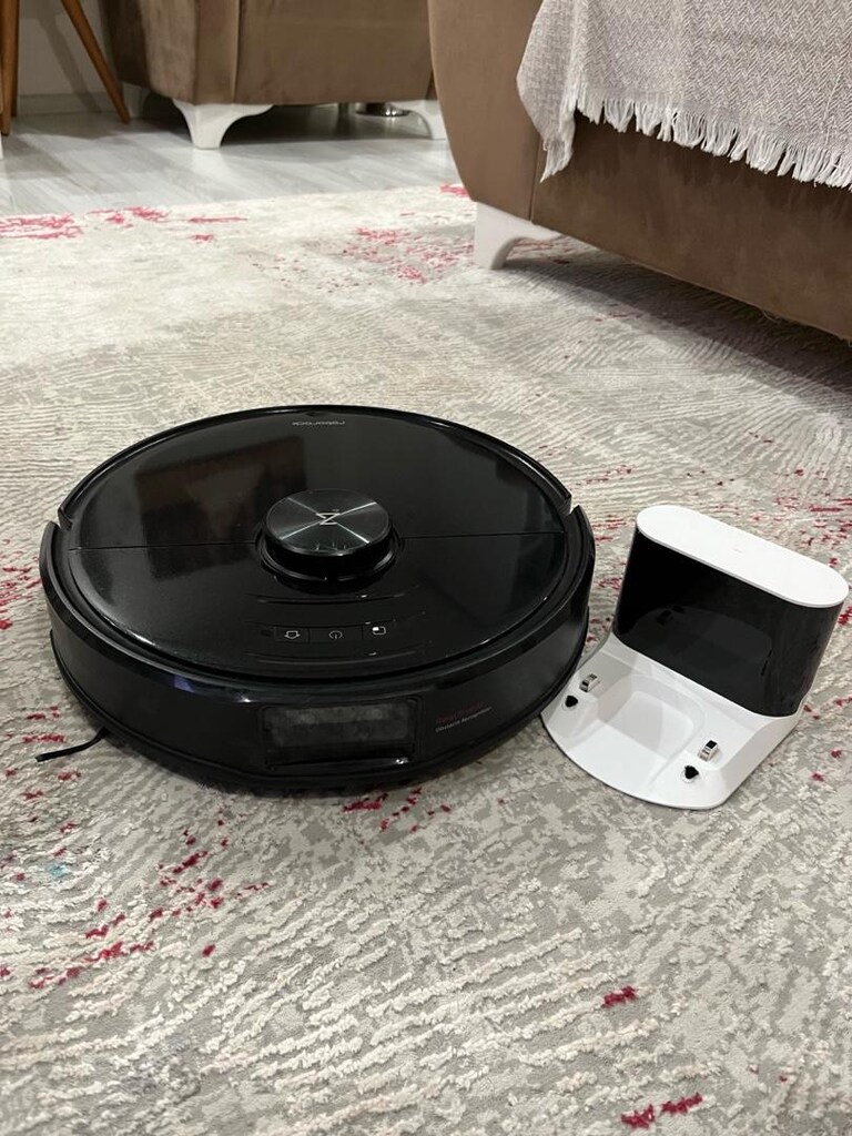 siyah Roborock s6maxv robot süpürge - 2