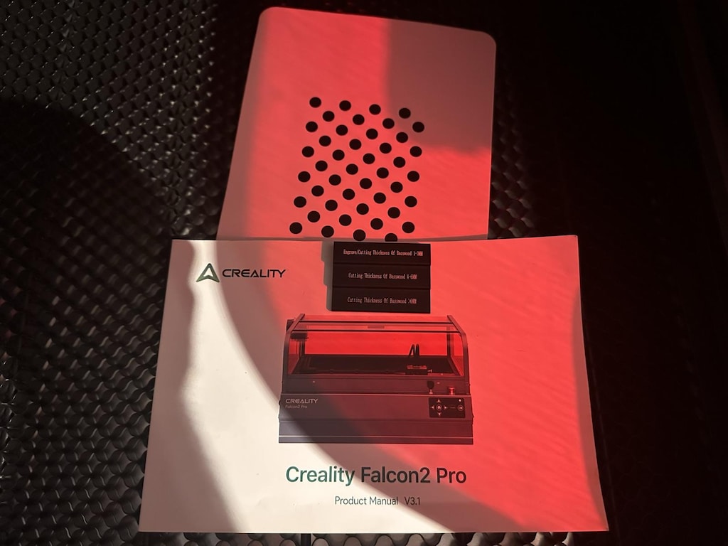 Creality Falcon2 Pro 40W Lazer Kazıma Kesim + Rotary Kit Pro + Set - 7
