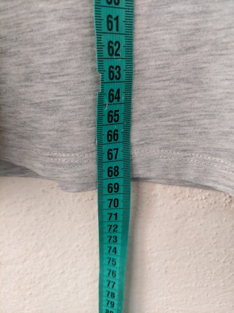 Collezione kadın yazı desen gri tshirt - 10