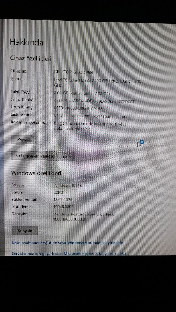 Dell Optilex 990 İntel i5 2400 işlemci 8gb ram 250gb hdd Yer Mamak - 10