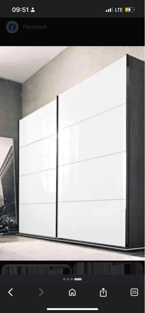 Enza Home kristal yatak odası gardrop - 5