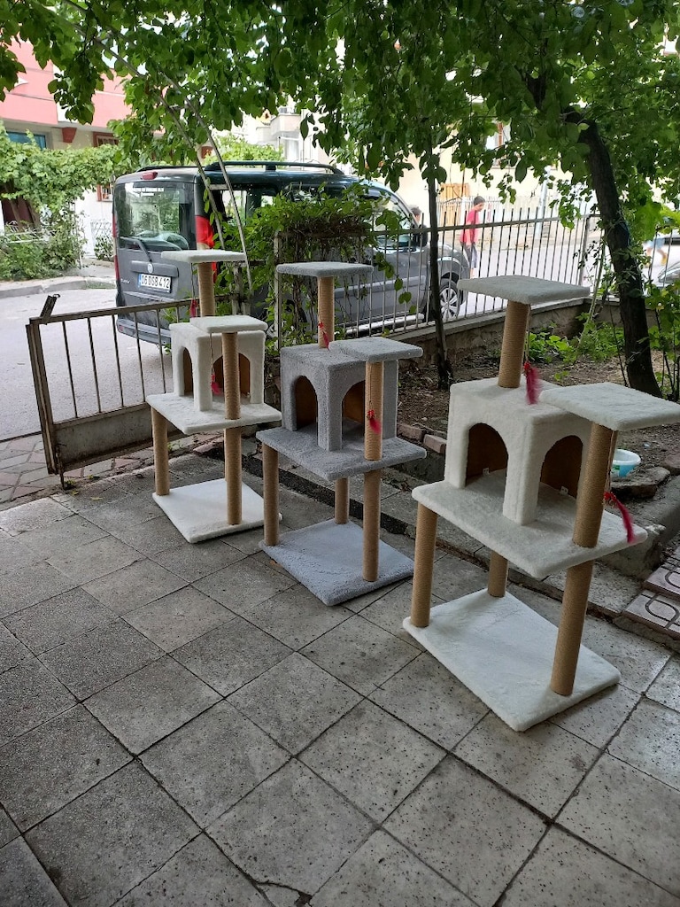 kedi evi kedi yuvası kedi tırmalama evi - 3