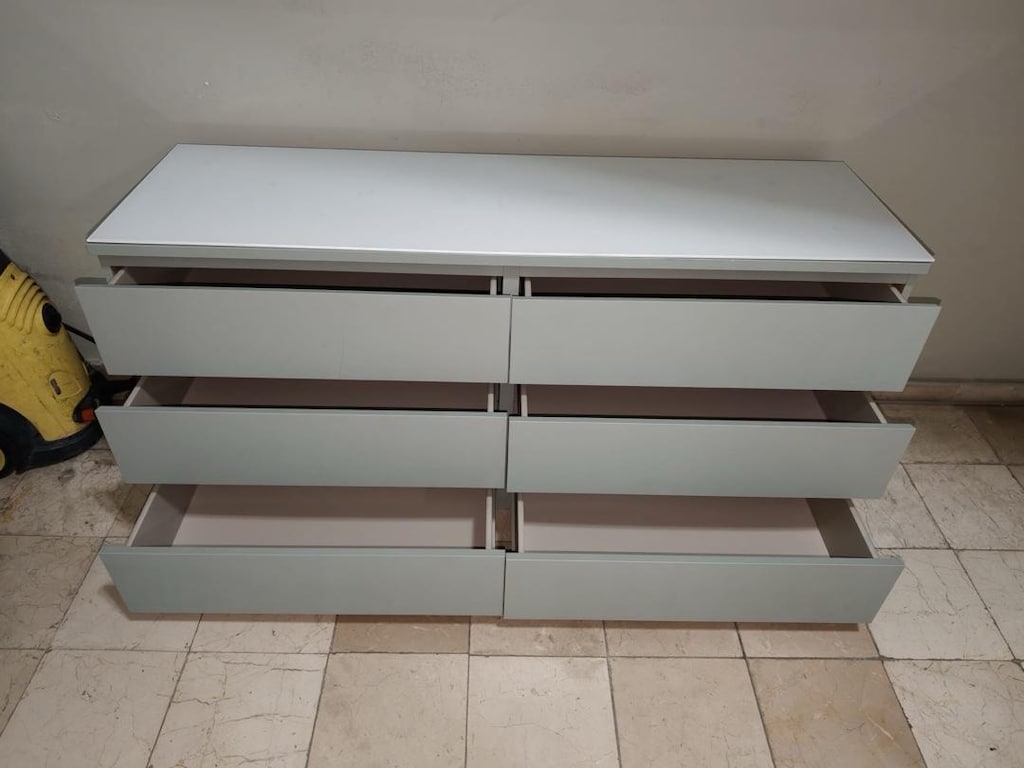ikea malm 6 çekmeceli şifonyer - 3