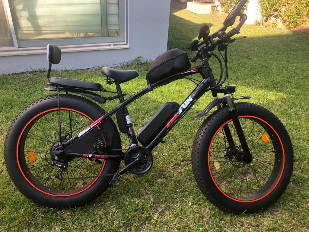 Zelsun elektrikli bisiklet 26 jant 4.0 Fatbike full+full ekstralı - 8